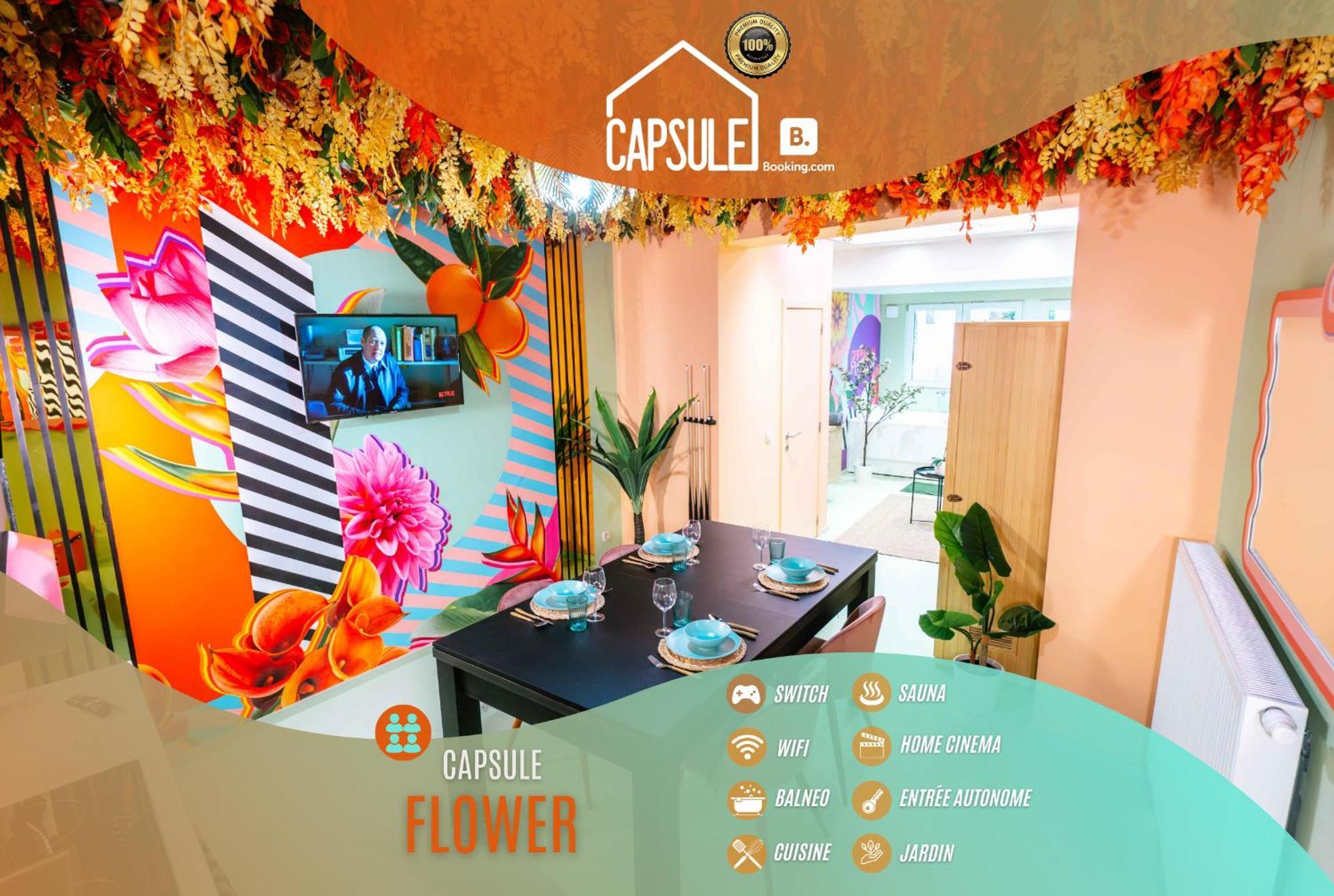 Capsule Flower - Balneo - Cinema - Billard - Nintendo Switch - Mons Centre Kültér fotó